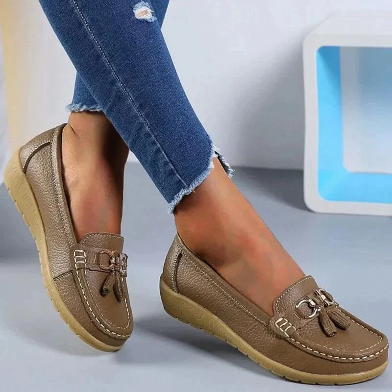 Käthe | Damen Leder Loafer Fußgewölbestütze – Leder Loafer Stützend Komfort 2026 - Image 10