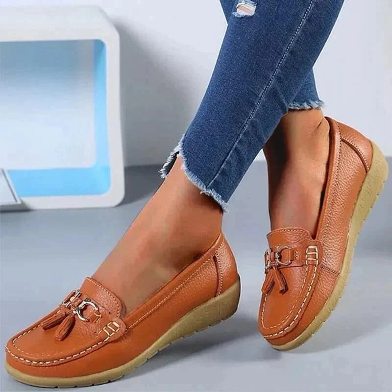 Käthe | Damen Leder Loafer Fußgewölbestütze – Leder Loafer Stützend Komfort 2026 - Image 11