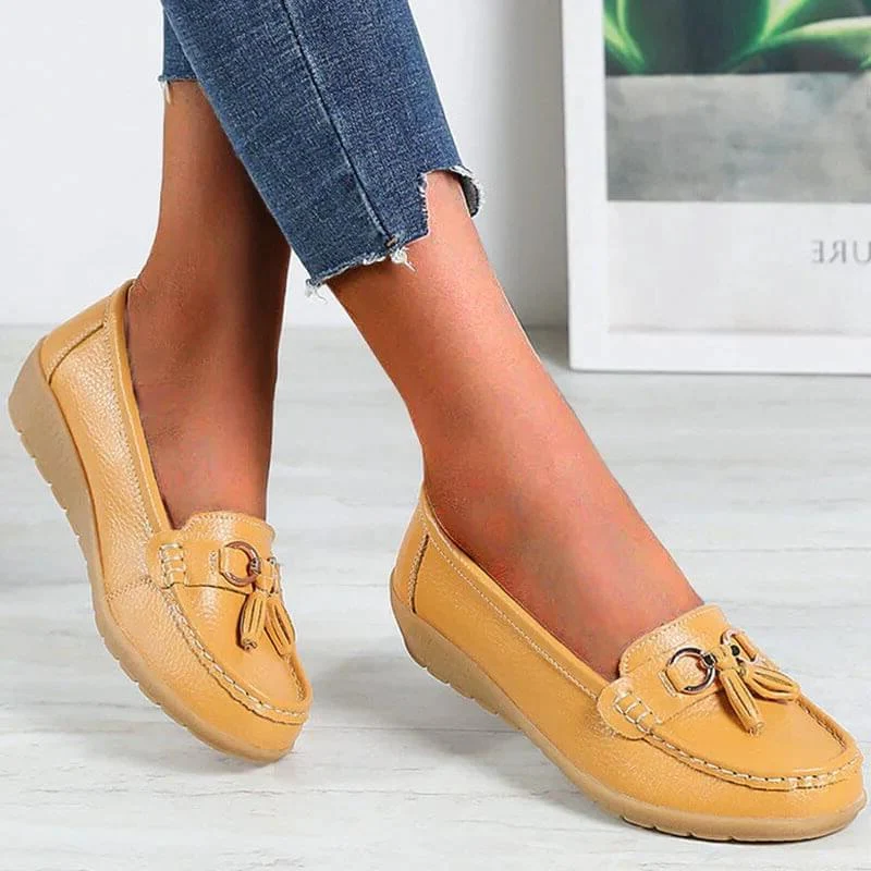Käthe | Damen Leder Loafer Fußgewölbestütze – Leder Loafer Stützend Komfort 2026 - Image 12