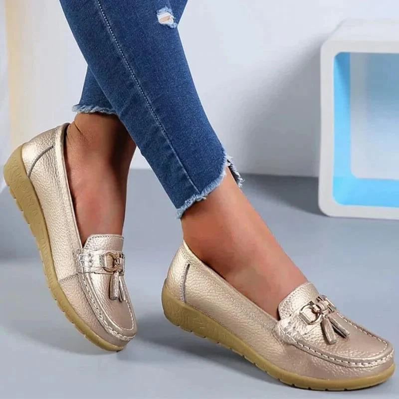 Käthe | Damen Leder Loafer Fußgewölbestütze – Leder Loafer Stützend Komfort 2026 - Image 13