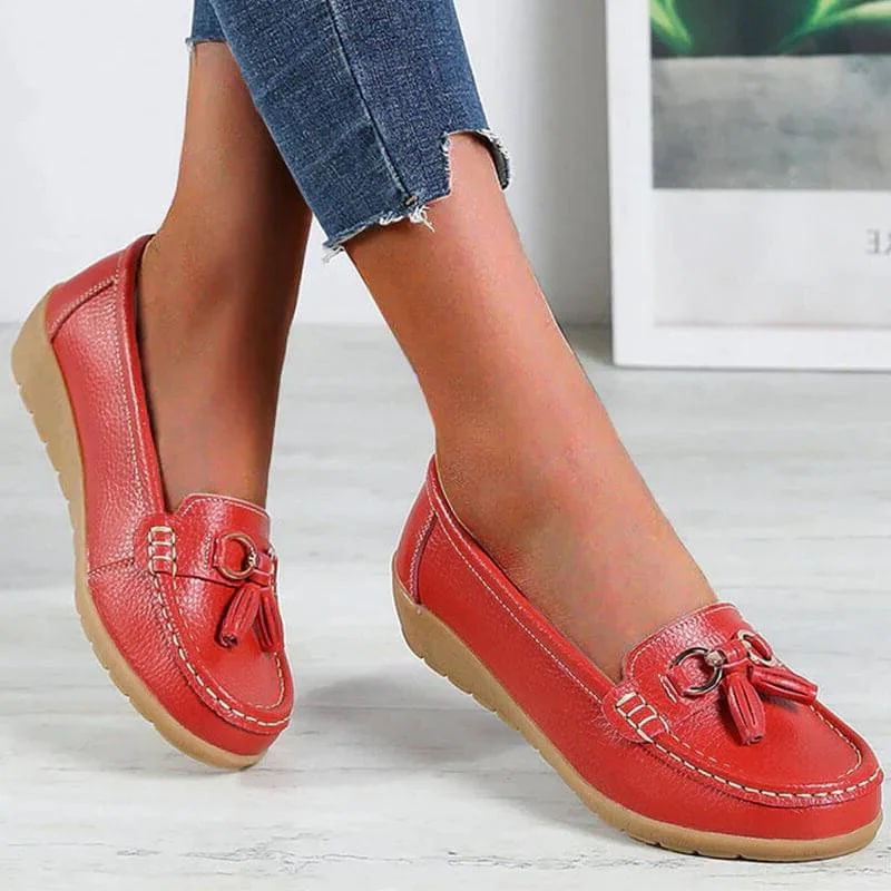 Käthe | Damen Leder Loafer Fußgewölbestütze – Leder Loafer Stützend Komfort 2026 - Image 15