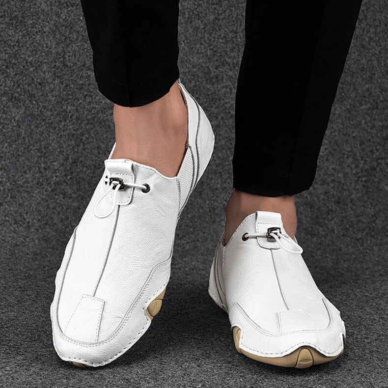 Orthopädische Mokassins aus echtem Leder für Männer - Harmen - Image 4