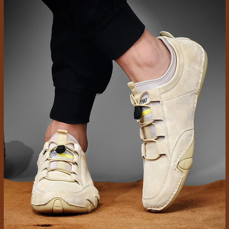 Orthopädische Mokassins aus echtem Leder für Männer - Harmen - Image 6