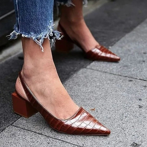 Johanna | Damen Pumps Blockabsatz Fußgewölbestütze – Komfort Pumps Stützend 2026 - Image 4