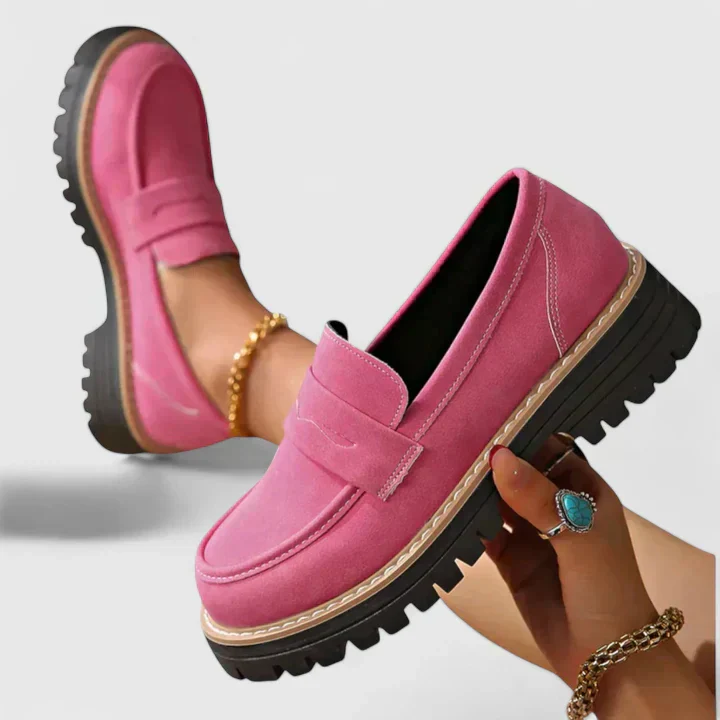 Agnes | Damen Slipper Grobe Sohle Komfort – Komfort Slipper Profil Sohle 2026 - Image 2