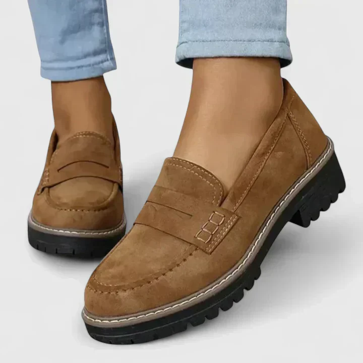 Agnes | Damen Slipper Grobe Sohle Komfort – Komfort Slipper Profil Sohle 2026 - Image 4