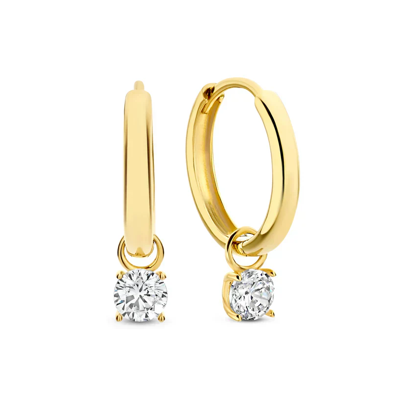 Ottilia® | de Lune Stein-Ohrringe Set Gold - Image 4