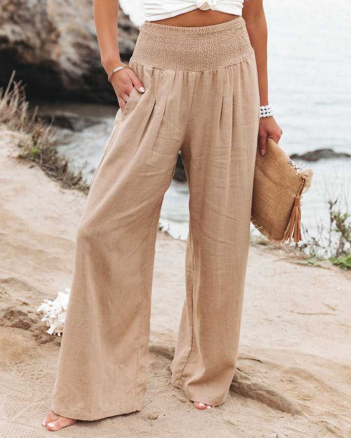 Otylia | Lockere Strandhose mit weitem Bein - Image 2