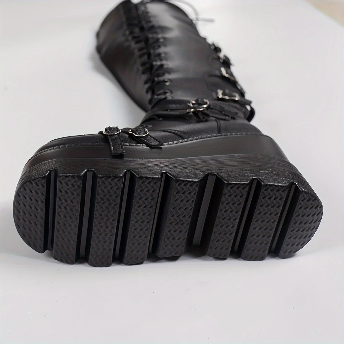 Overknee Stiefel Damen | Mittlerer Blockabsatz mit Schaft - Image 5