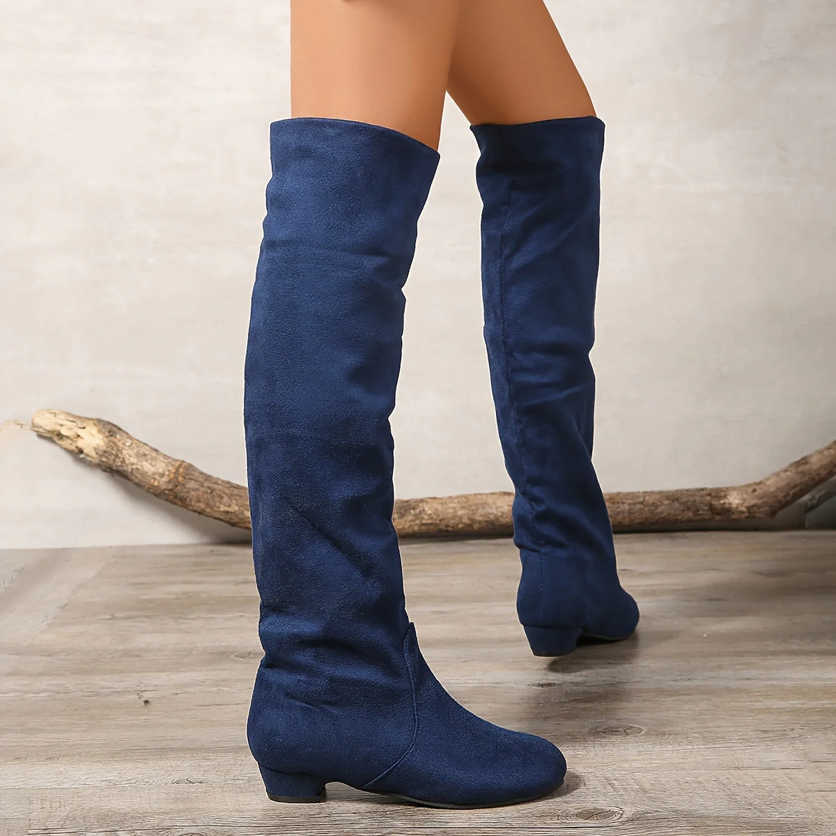 Overknee Stiefel Damen | Runder Zehenbereich mit Hohem Schaft - Image 2