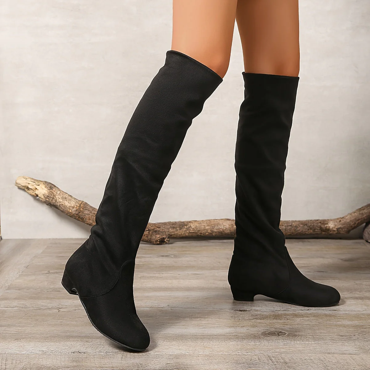 Overknee Stiefel Damen | Runder Zehenbereich mit Hohem Schaft - Image 4