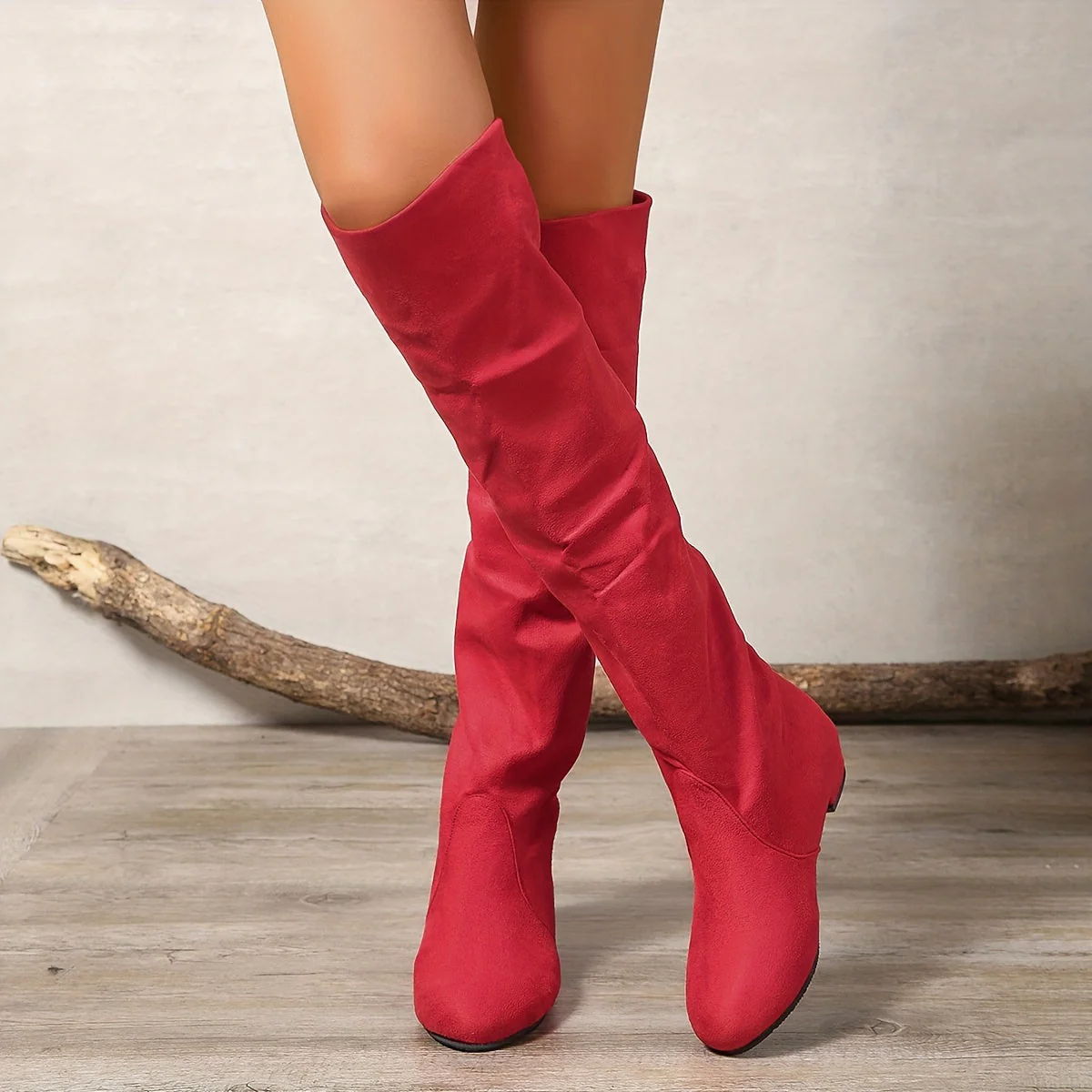 Overknee Stiefel Damen | Runder Zehenbereich mit Hohem Schaft - Image 9