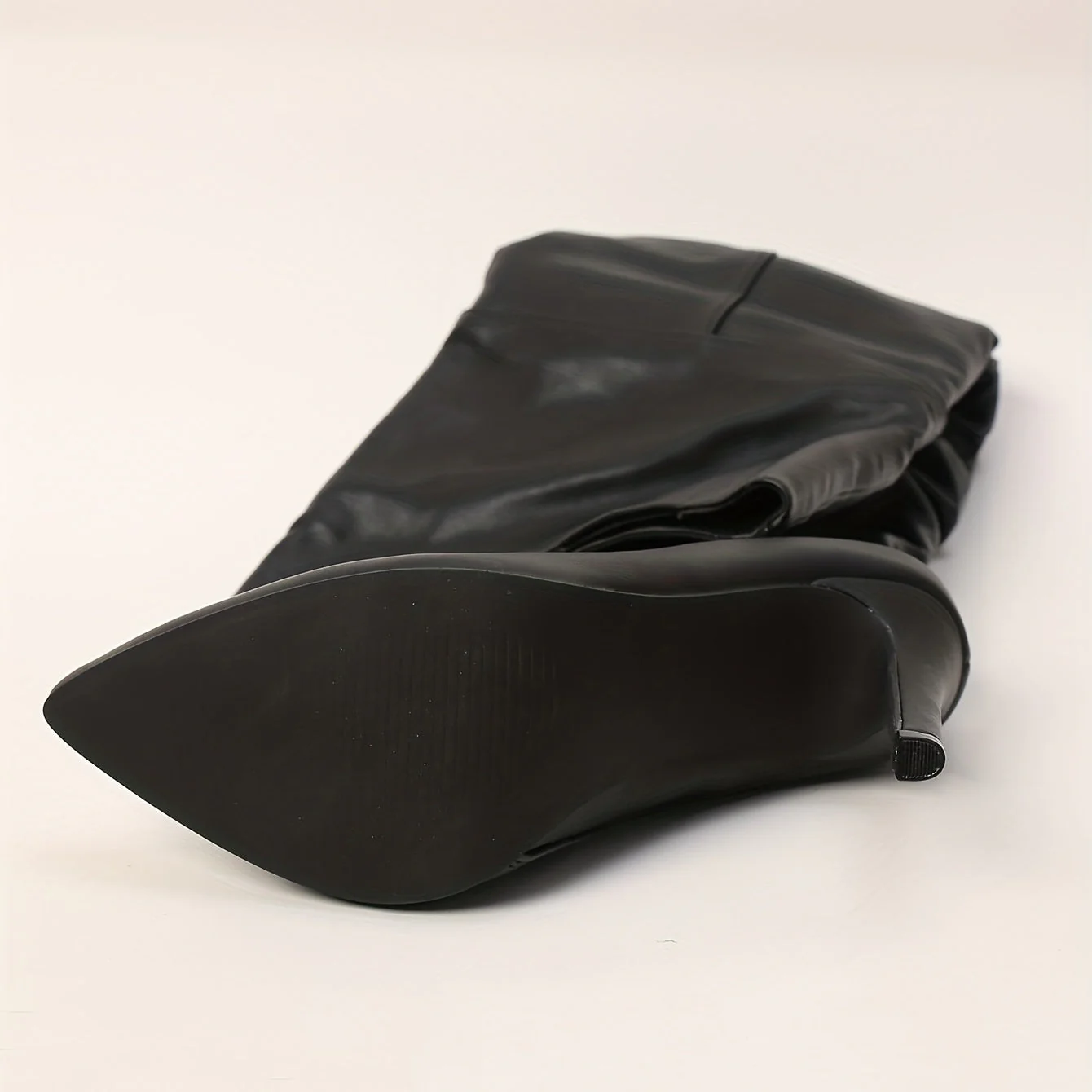 Overknee Stiefel Damen | Spitze Zehenform mit Seitlichem Reißverschluss - Image 2