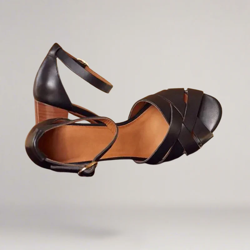 Paula® | Handgefertigte Sandalen mit Keilabsatz - Image 2