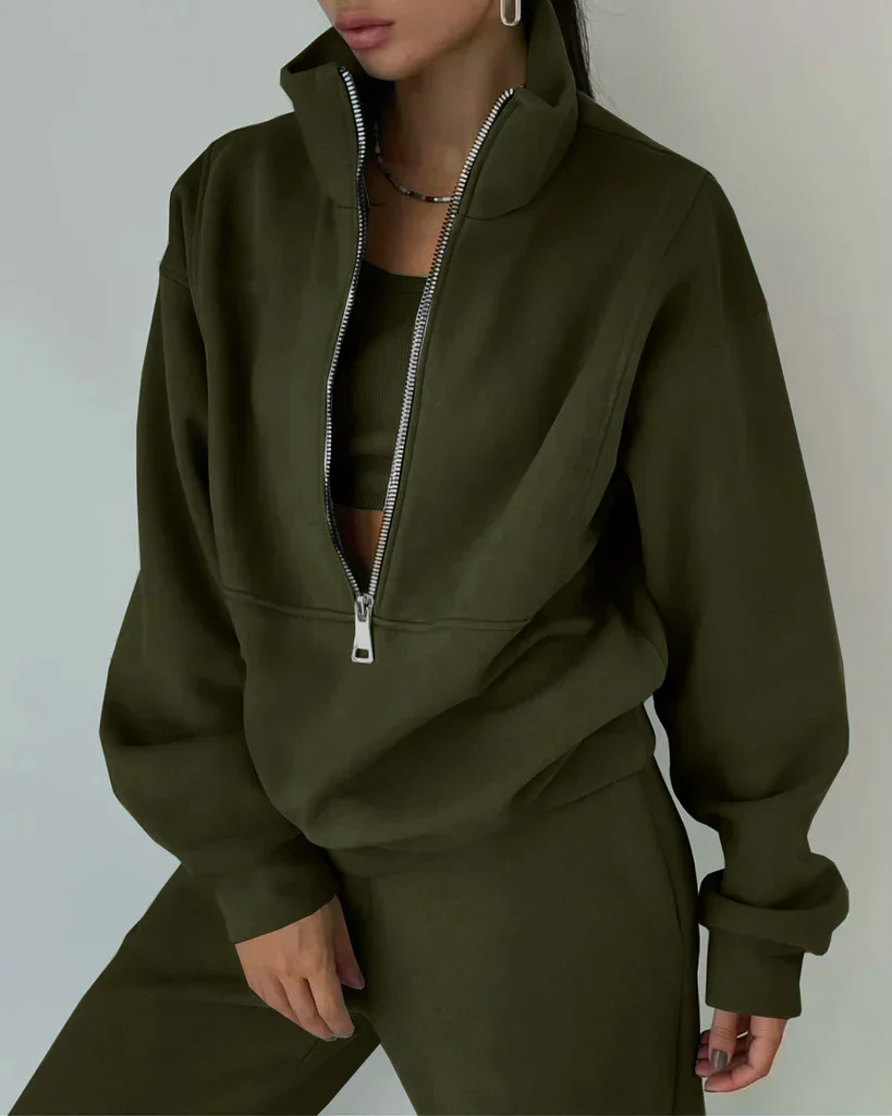 Peja - sweatshirt und hose für damen bekleidung mit reiß verschluss - Image 6