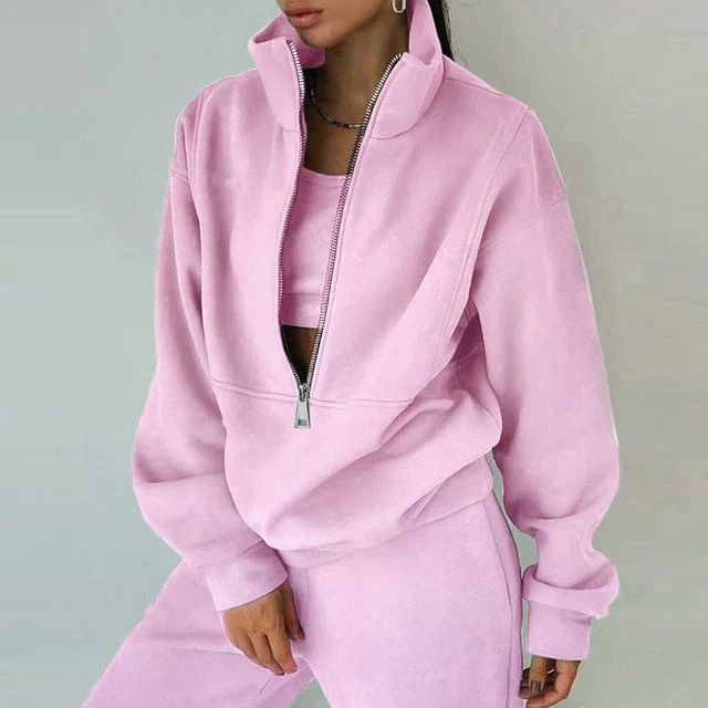 Peja - sweatshirt und hose für damen bekleidung mit reiß verschluss - Image 7