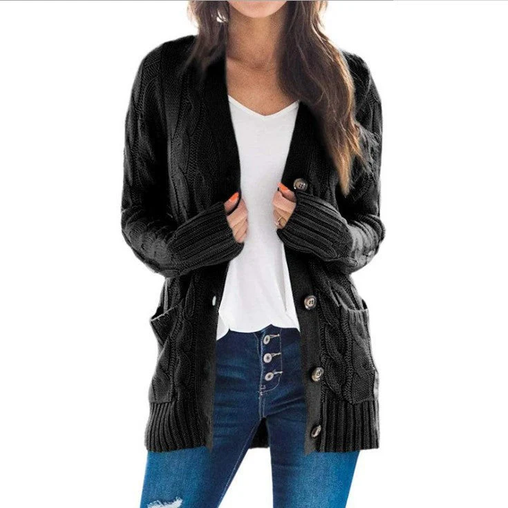 Petra | Lange Strickjacke Cardigan mit Langen Ärmeln - Image 3