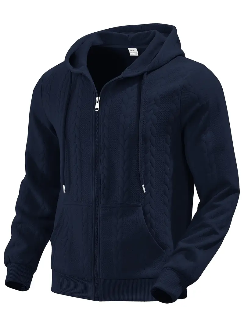Philipp – Lässiger Kapuzenpullover Mit Reißverschluss Und Langen Ärmeln - Image 2