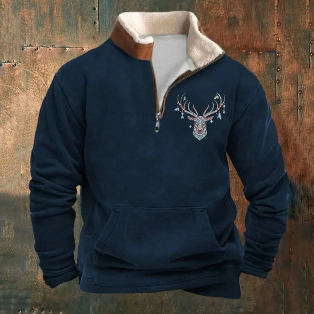 Pierre – Quarto Reißverschluss Pullover - Image 2