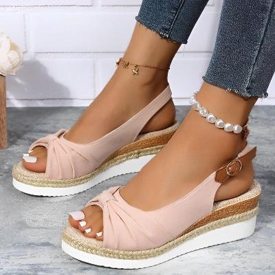 Pinky | Keilsandalen mit offener Spitze - Image 2