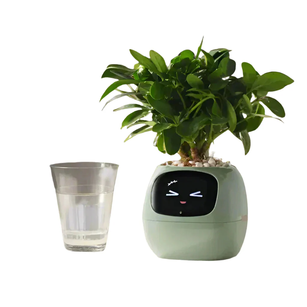 PlantPal Smart Interaktive Pflanzgefäß – KI-gesteuerte Topf mit animiertem Display und Umweltsensoren - Image 7