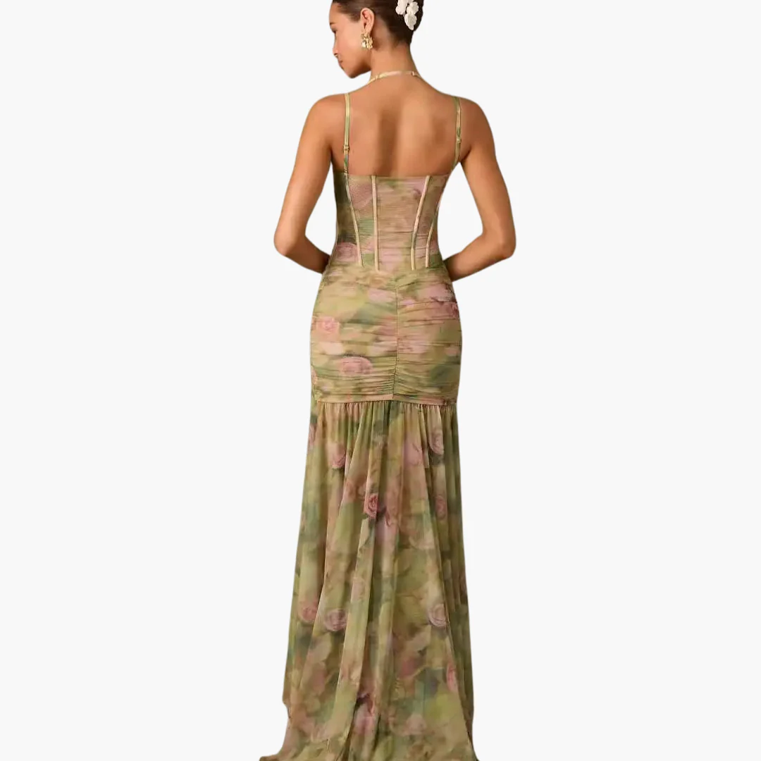 Plissiertes Wickelkleid mit Print - Damenmode für jeden Anlass - Image 2
