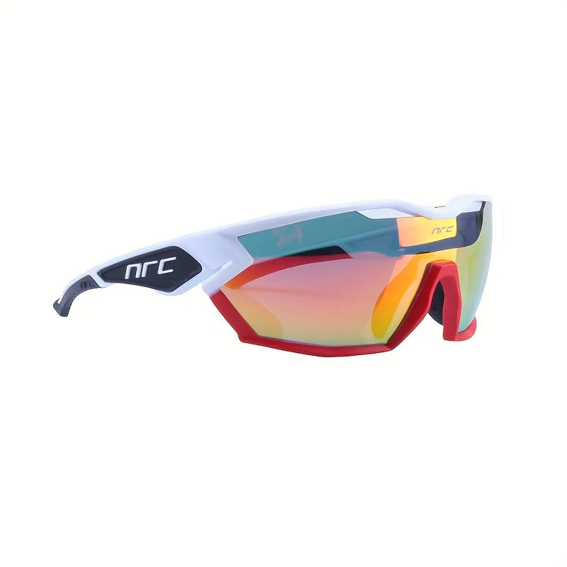 Polycarbonat-Radbrille mit 3 Gläsern – winddichte Brille für Radfahren, Laufen und Outdoor-Aktivitäten