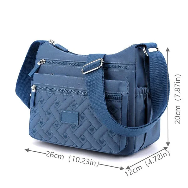 Praktische Damen-Schultertasche aus strapazierfähigem Nylon - Image 3