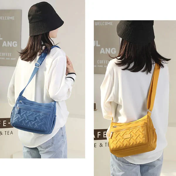 Praktische Damen-Schultertasche aus strapazierfähigem Nylon - Image 4