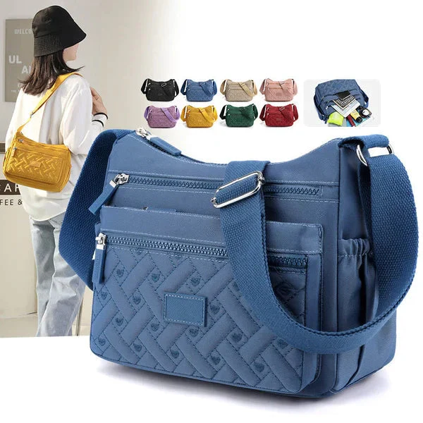 Praktische Damen-Schultertasche aus strapazierfähigem Nylon - Image 5