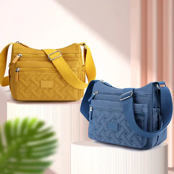 Praktische Damen-Schultertasche aus strapazierfähigem Nylon - Image 7