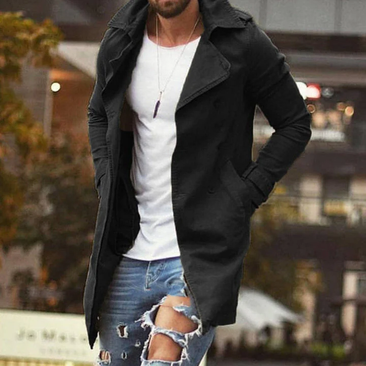Premium herbstmantel für herren – stilbewusst und warm - Image 2