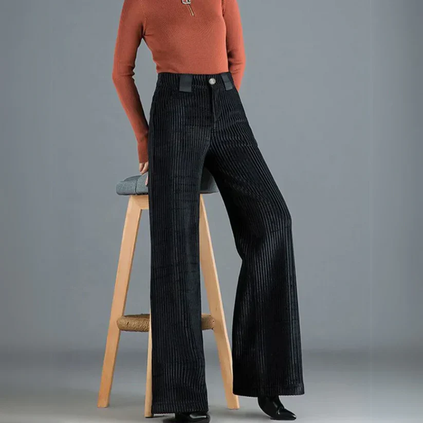 PRISKA - CORDHOSE MIT WEITEM BEIN - Image 2