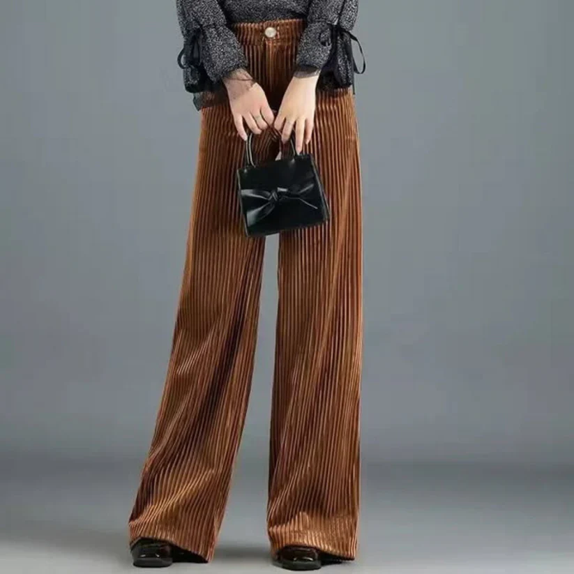 PRISKA - CORDHOSE MIT WEITEM BEIN - Image 5