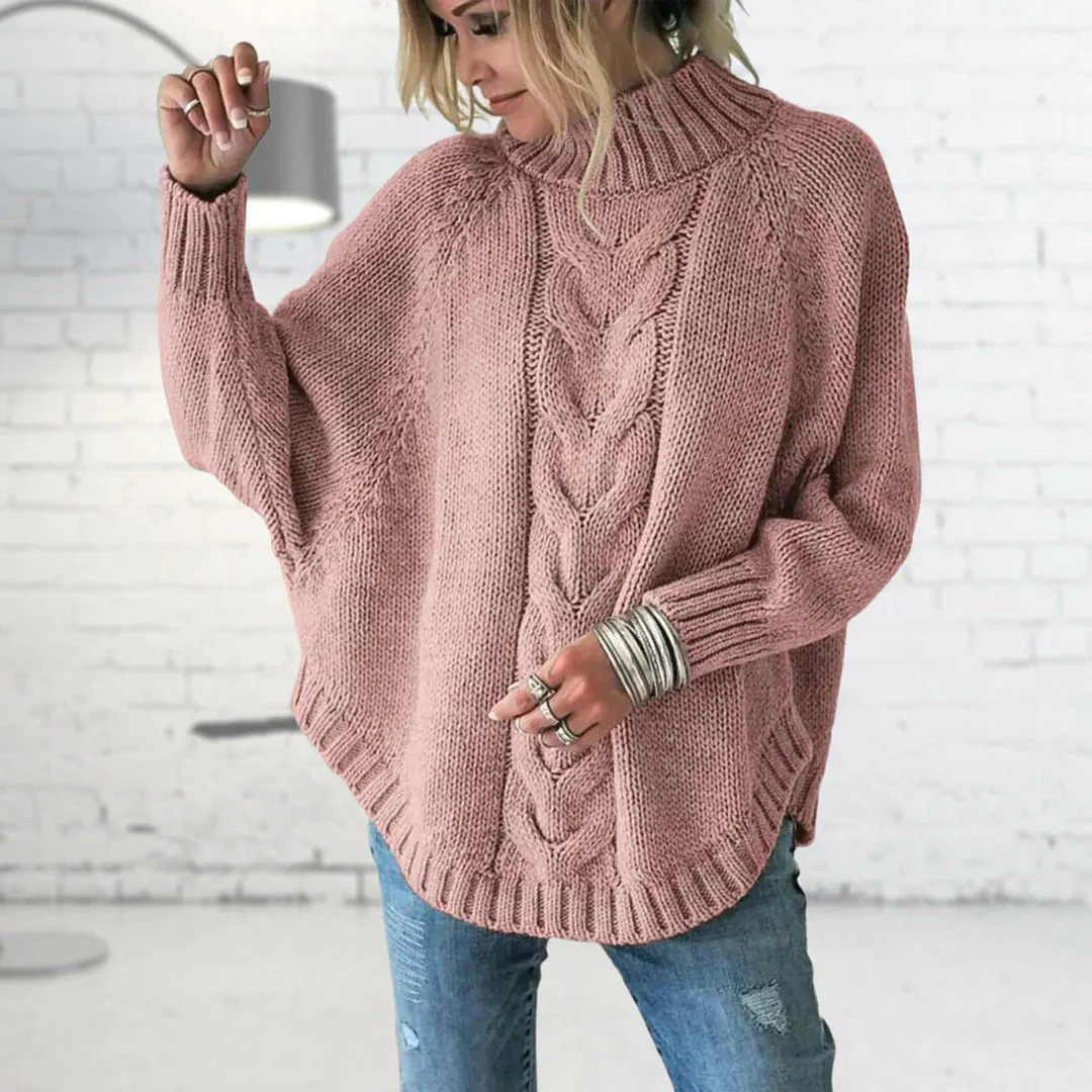 Pullover Damen Strick Rollkragen | Locker & Warm - Image 2