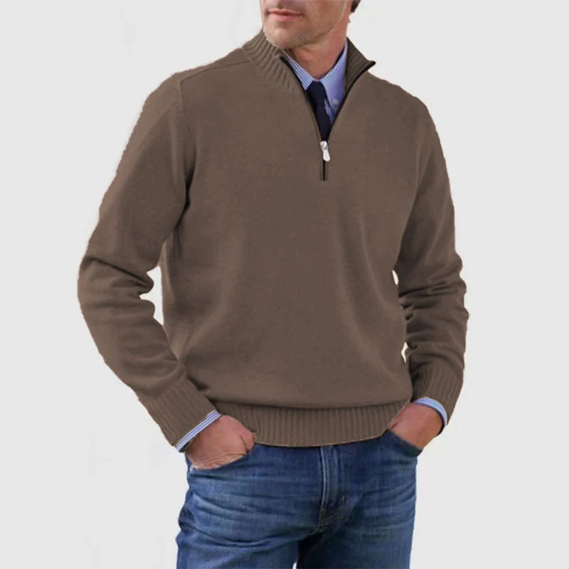 Pullover Herren Half Zip Modern | Warm Komfort Freizeit - Image 11