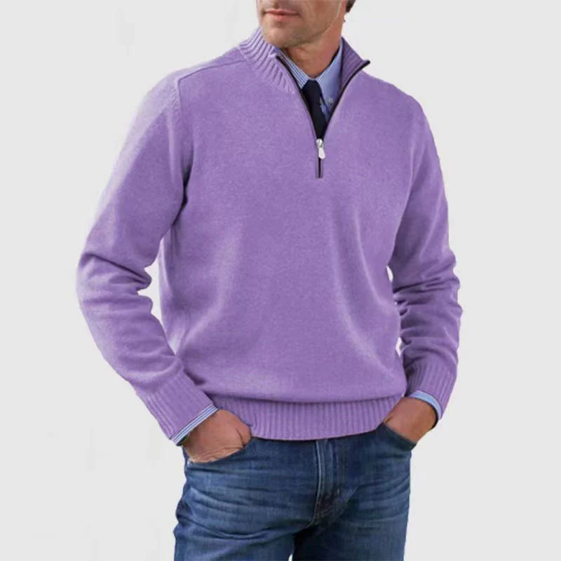 Pullover Herren Half Zip Modern | Warm Komfort Freizeit - Image 12