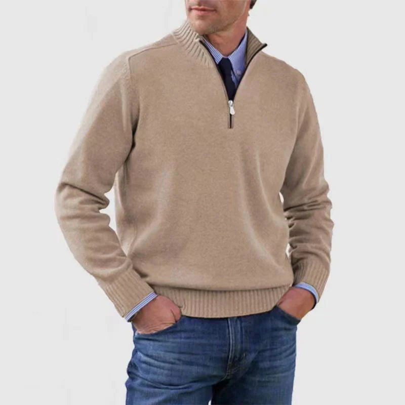 Pullover Herren Half Zip Modern | Warm Komfort Freizeit - Image 7