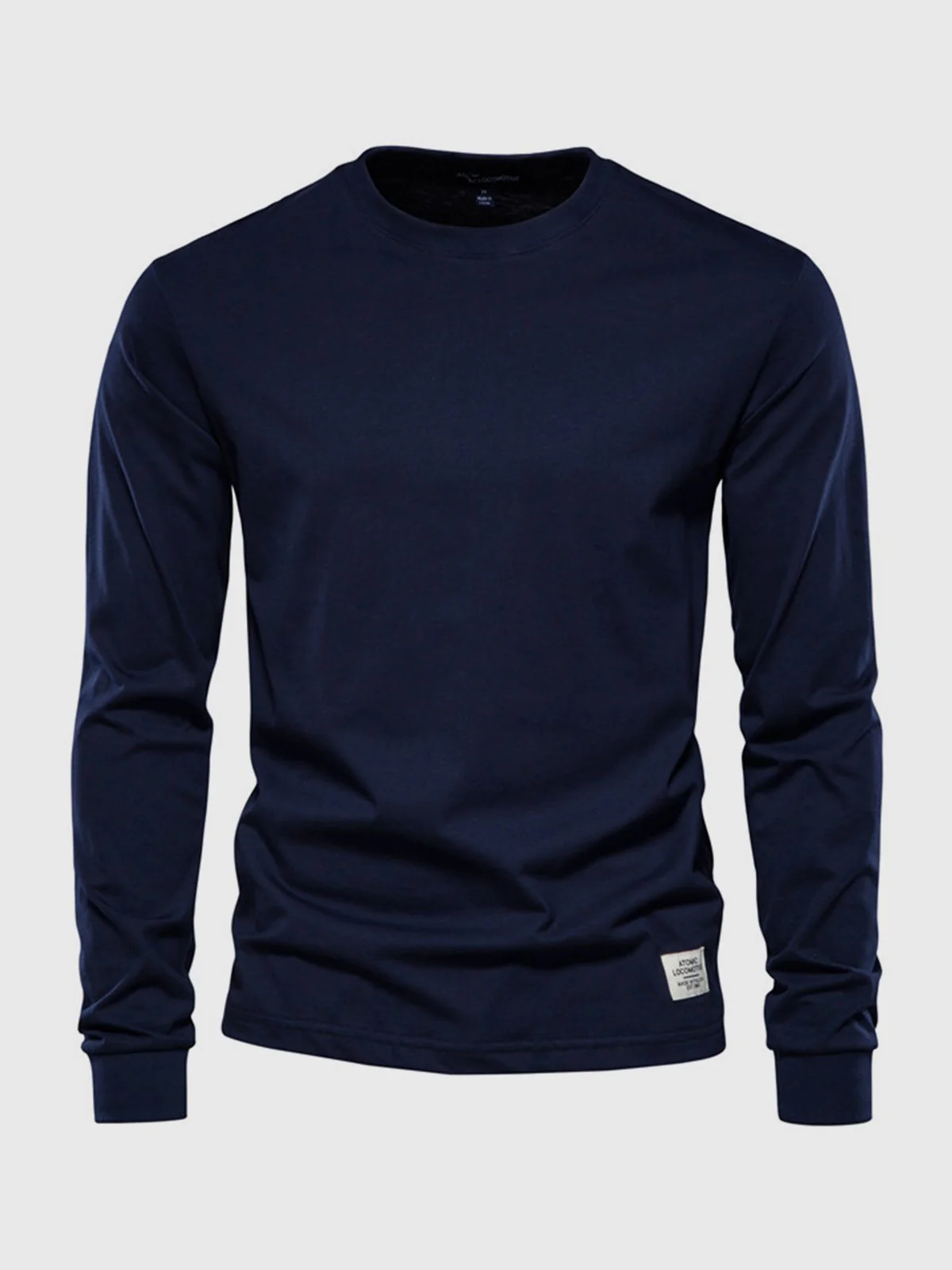 Pullover Herren Langarmshirt Rundhals | Basic Style - Image 11