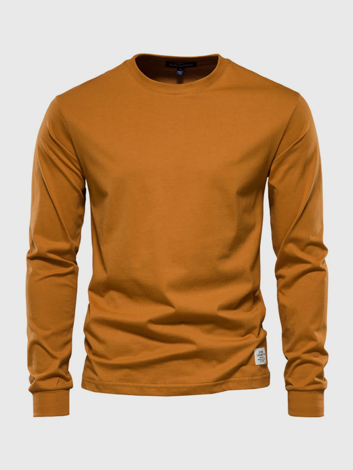 Pullover Herren Langarmshirt Rundhals | Basic Style - Image 2