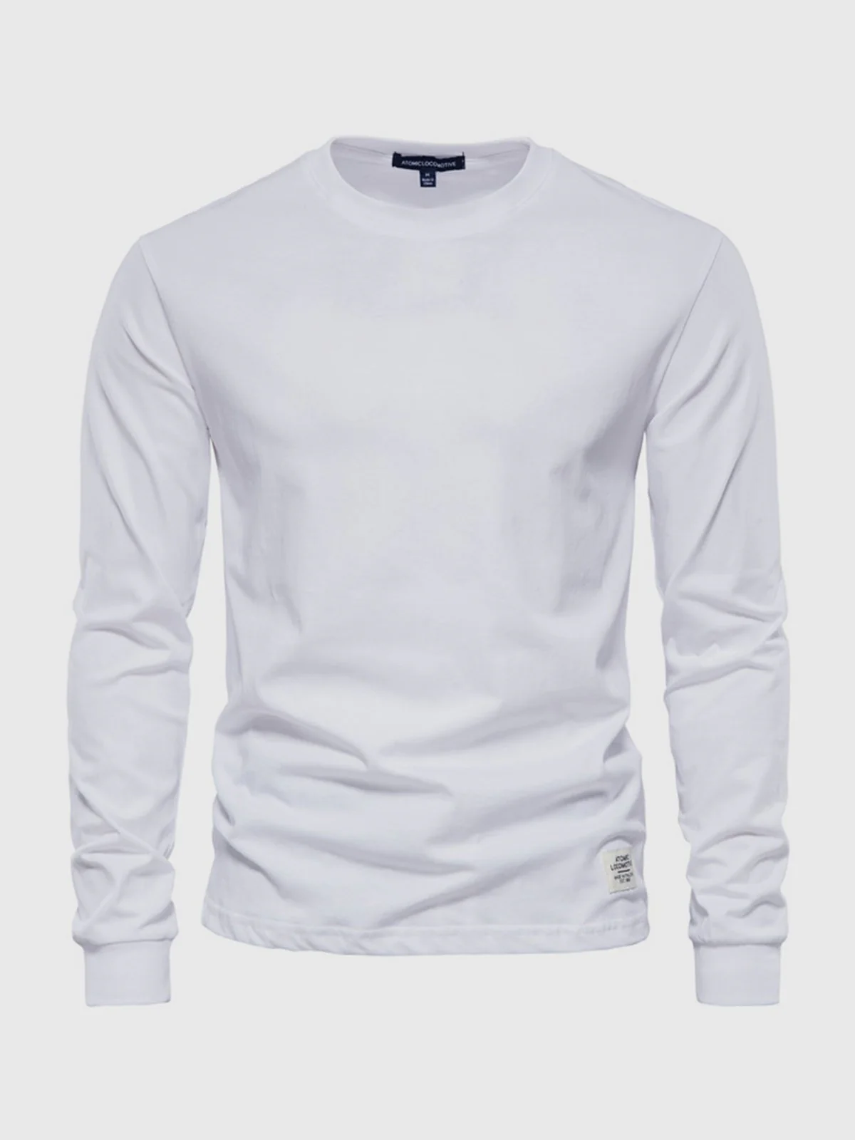 Pullover Herren Langarmshirt Rundhals | Basic Style - Image 3