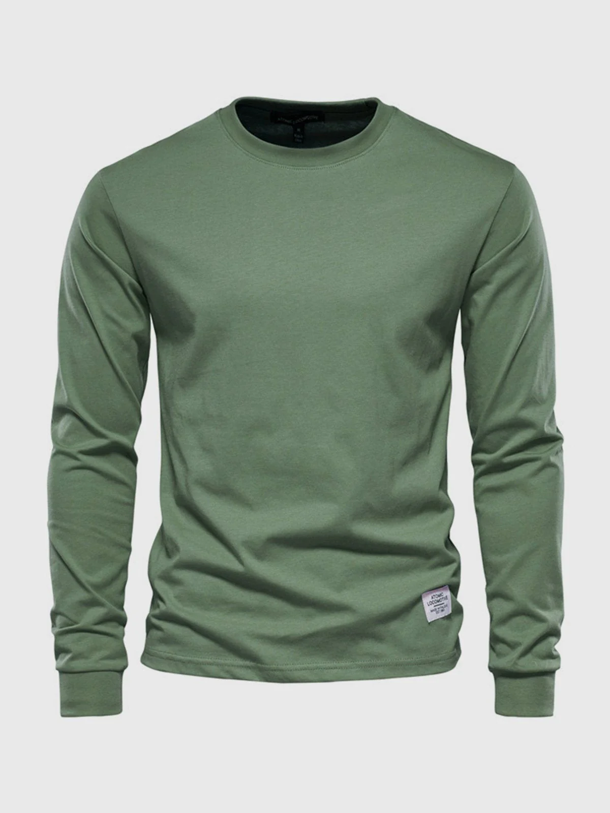 Pullover Herren Langarmshirt Rundhals | Basic Style - Image 6