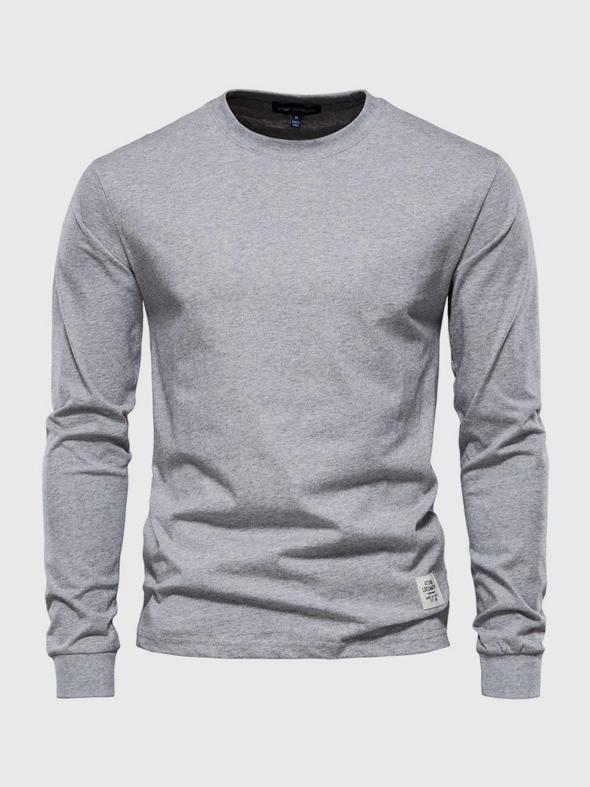 Pullover Herren Langarmshirt Rundhals | Basic Style - Image 9