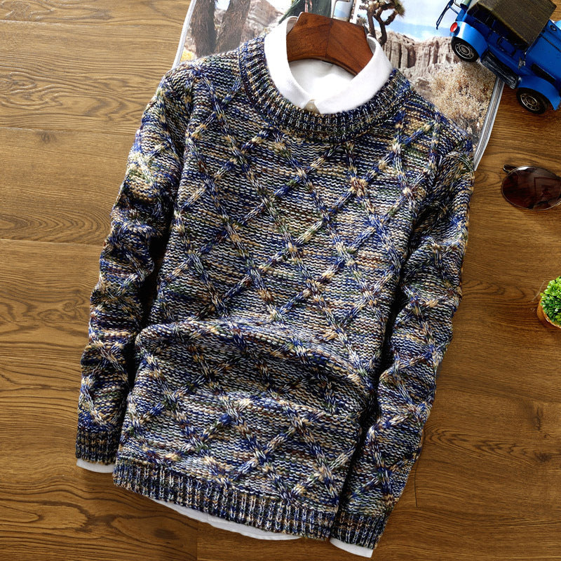 Pullover Herren Rundhals Bunt | Strick & Gemustert - Image 7