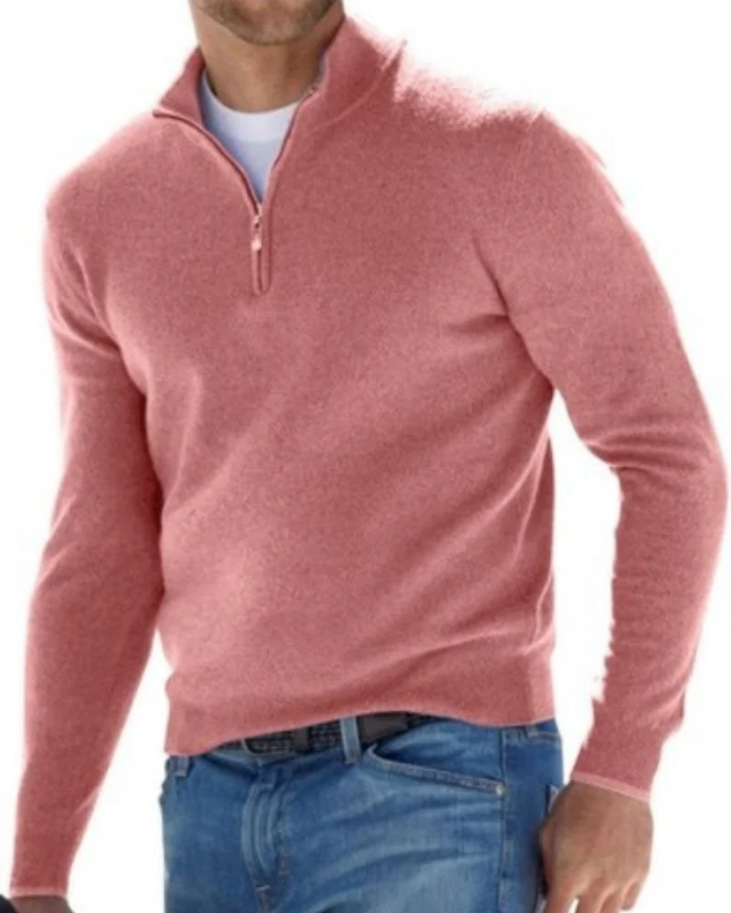 Pullover Herren Strick Reißverschluss | Alltag Komfort