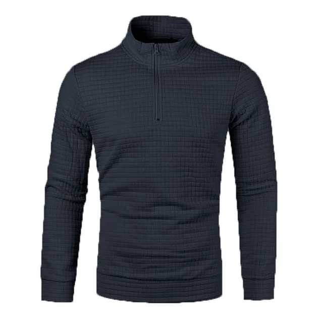 Pullover mit Reißverschluss und festem Muster - Image 4