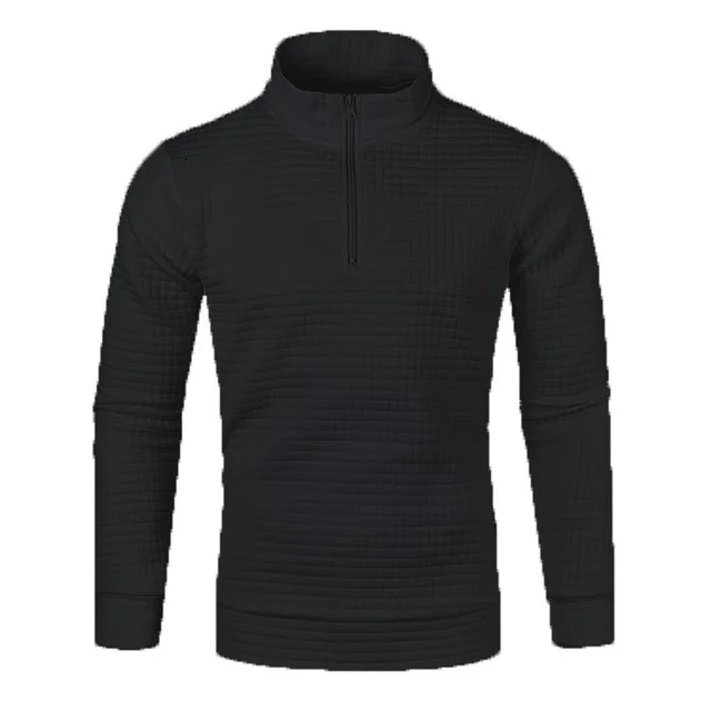 Pullover mit Reißverschluss und festem Muster - Image 5