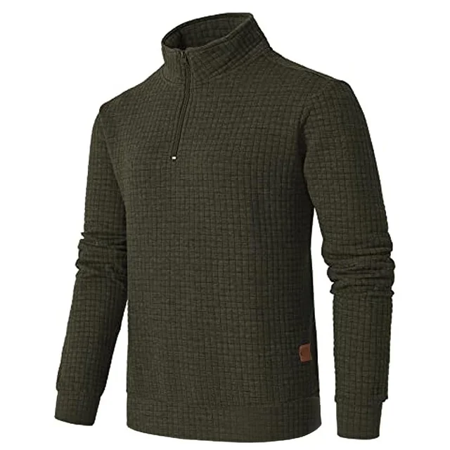 Pullover mit Reißverschluss und festem Muster - Image 8