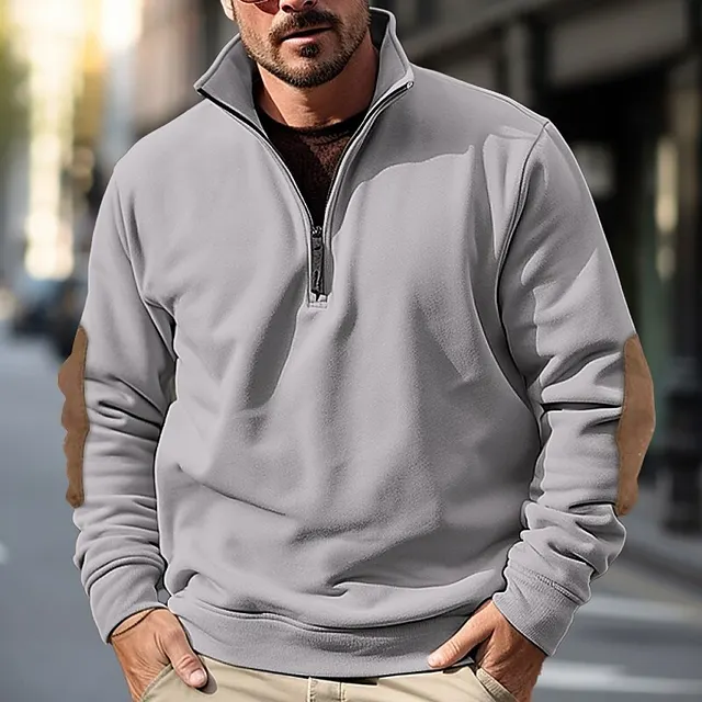 Pullover mit Viertelreißverschluss - Image 10