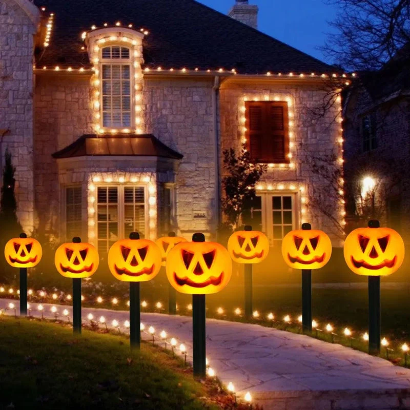 PumpkinGlow Solar Halloween Außenlichter‑Set – Kürbis LED Dekoration mit Solarenergie - Image 6